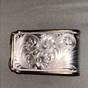 Montana Silversmiths Silver and Gold Money Clip